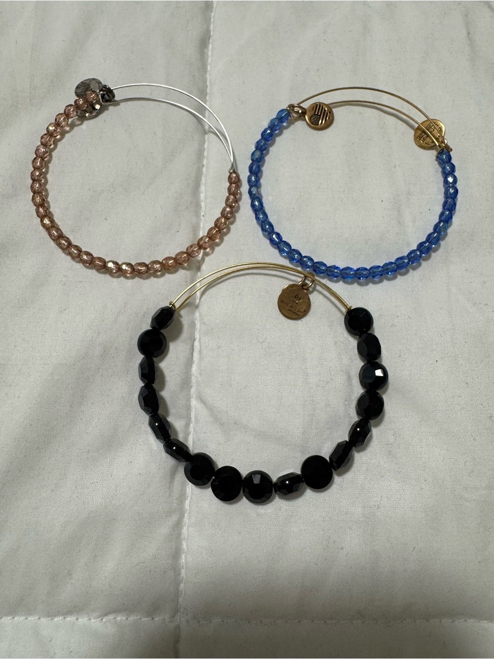 Alex and Ani Beaded Bracelet Trio